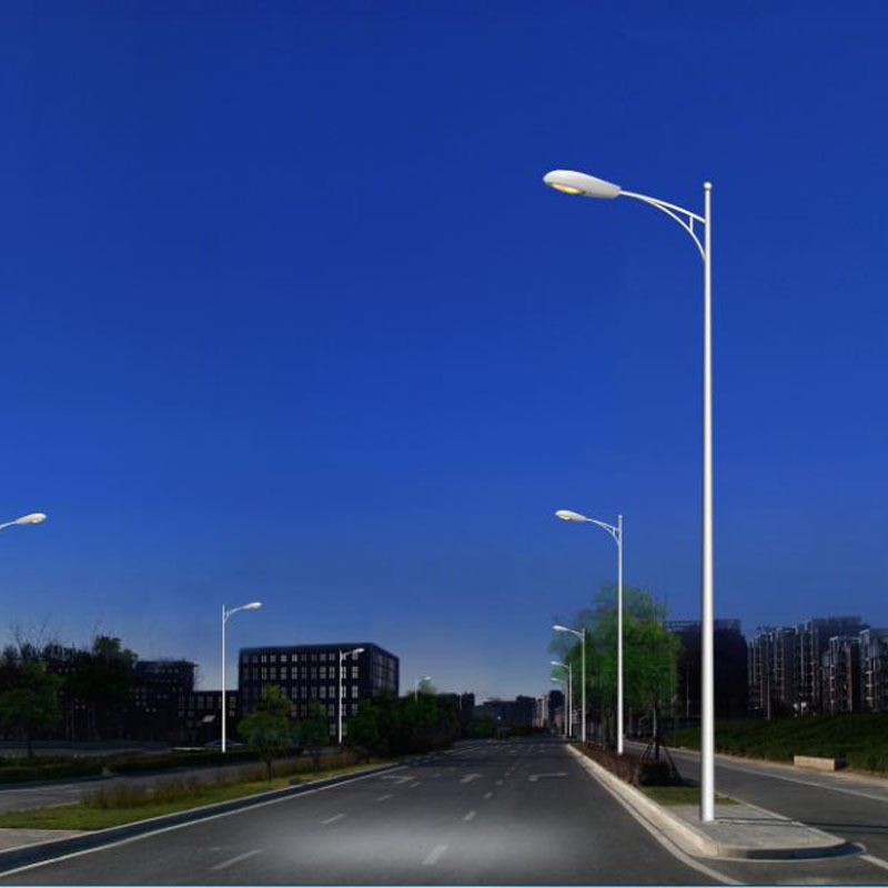 led路燈桿戶外新農(nóng)村4/5/6/8/10/12米小區(qū)廣場(chǎng)市電道路高桿燈農(nóng)村_太